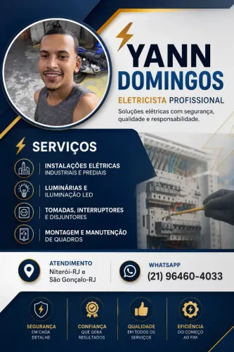 Eletricista predial e industrial  tomadas Quadros disjuntores luminárias.