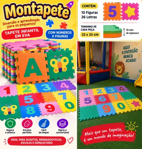 Tapete infantil pvc
