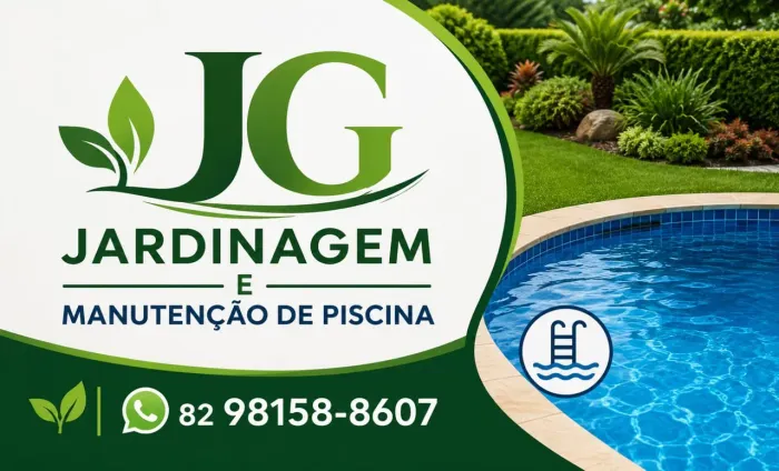 Faço manutenção de piscina e manutenção de jardim 