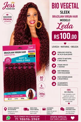 Bio vegetal Sleek para entrelaçamento 