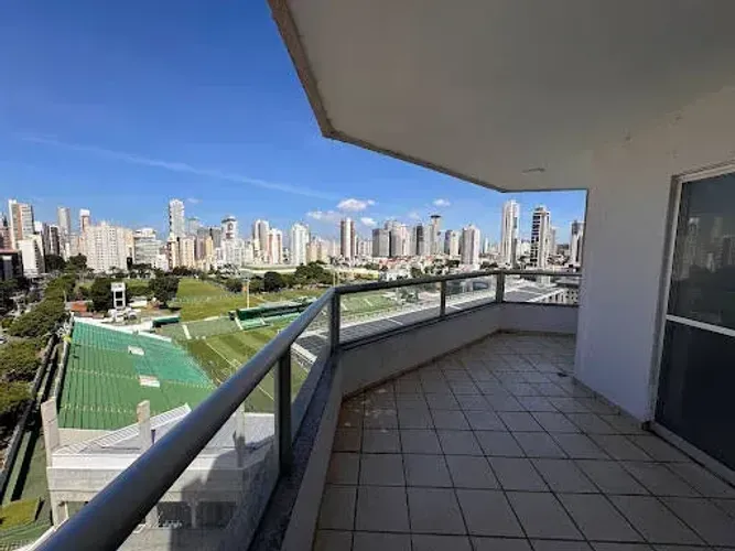 Apartamento 120m² no Setor Marista | Vista para o Campo do Goiás | 1 Quadra do Parque Arei