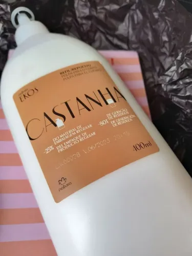 Refil hidratante Castanha 400ml - Leia descrição 