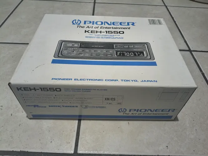 Toca fitas Pioneer KEH-1550 NOVO completo na caixa