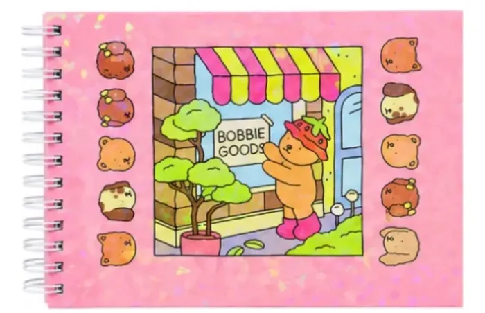Caderno Desenho Bobbie Good Para Colorir 50 Folhas Ursinho