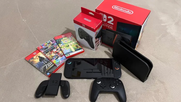 Nintendo Switch 2 + Controle Pro + 3 jogos