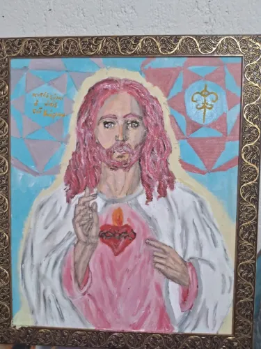Quadro Sagrado Coração de Cristo 