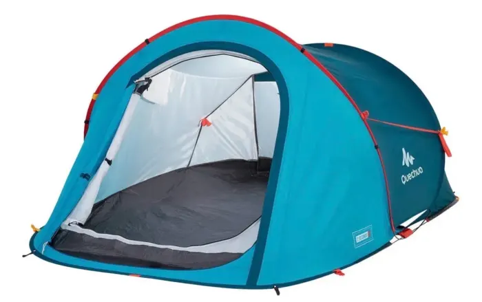 Barraca De Camping 2 Seconds Easy 2 Pessoas Quechua Cor Azul Tamanho Único