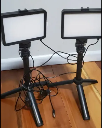 Kit Iluminação Led para Vídeos e fotos - Novo na caixa