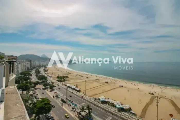 Copacabana | Cobertura 3 quartos, sendo 1 suite