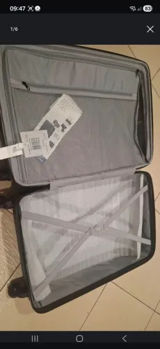 Mala viagem rígida expansiva com rodinhas