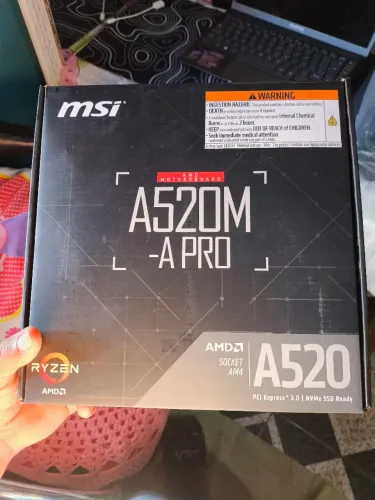 [Novo]Placa mãe MSI A520m-Pro 