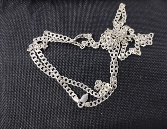 Corrente prata 925 grumet
