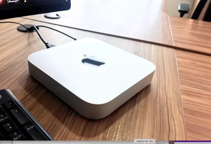 MAC Mini + Tela LG 27 Com Caixa