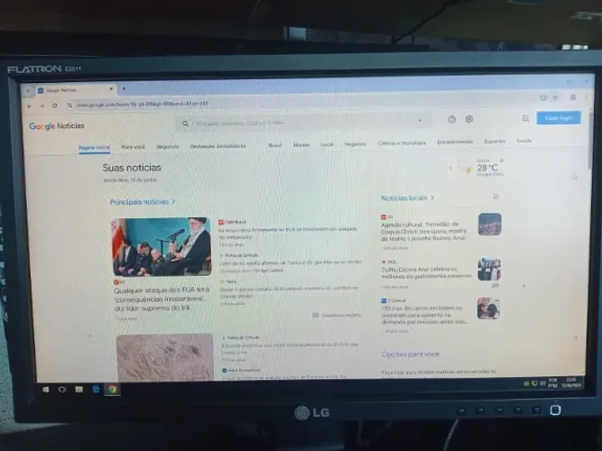 Monitor 20 Polegadas, funcionando perfeitamente, por apenas 280,00