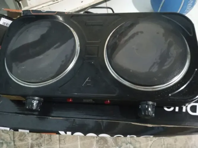 Fogão elétrico duas bocas,127 volt