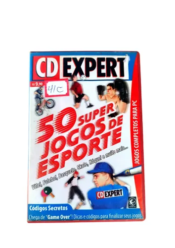 CD DE JOGO 50 SUPER JOGOS DE ESPORTE COMPLETOS 41C