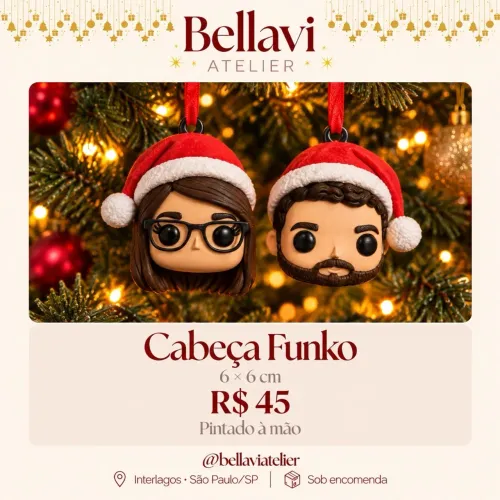 Cabeça Funko Natal