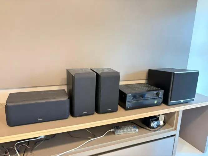 Home Theater Completo: Receiver Onkyo TX-NR636 + Caixas Infinity + Subwoofer JBL
