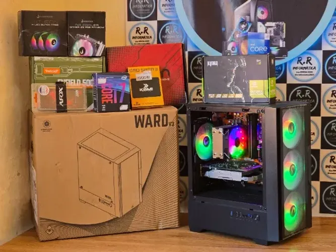 CPU RGB Gamer Intel Core i7, Novo Zero