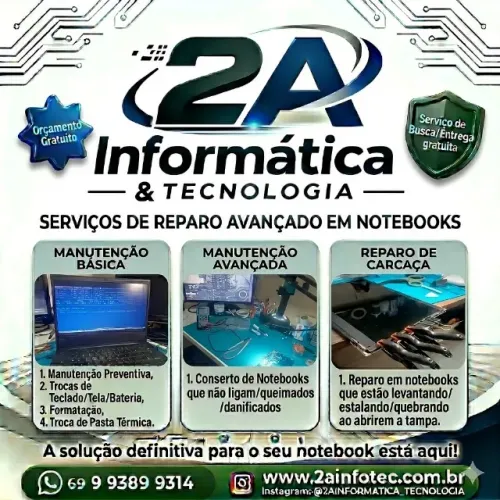 Assistência Técnica Especializada em Notebooks