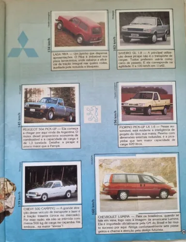 Álbum 4 rodas anos 90 original