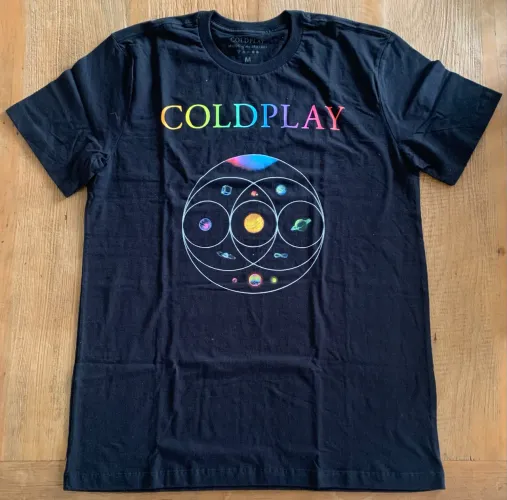 Camiseta Oficial da Turnê Coldplay - 2022
