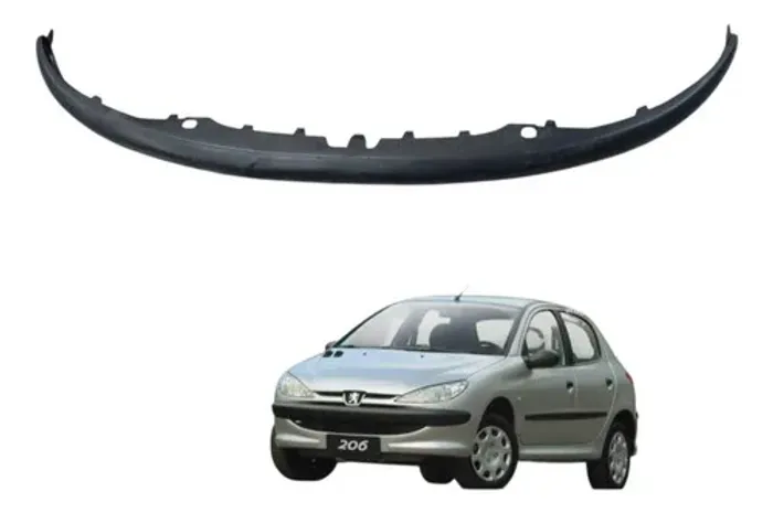 Spoiler Parachoque Dianteiro Peugeot 206 1.4 2004 2005 2006