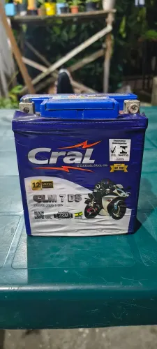 VENDO BATERIA PRA MOTO 12V-C10: 7AH A 25°C - CCA:70A(-10°C)