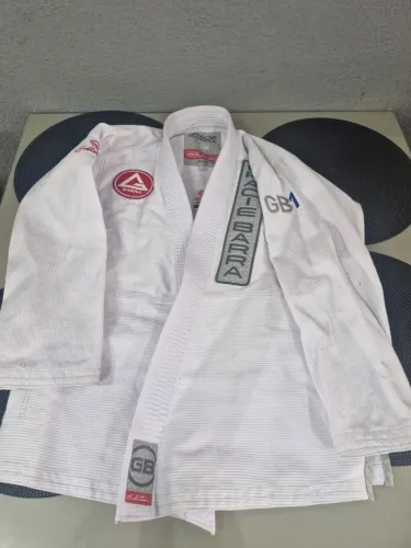 Kimono Gracie Barra Original A1 Usado 1x - Praticamente Novo