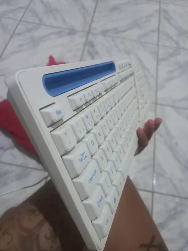 Teclado MULTILASER BRANCO 