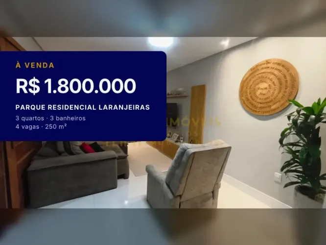 Casa com 3 Quartos em Parque Residencial Laranjeiras Ideal para Sua Família!