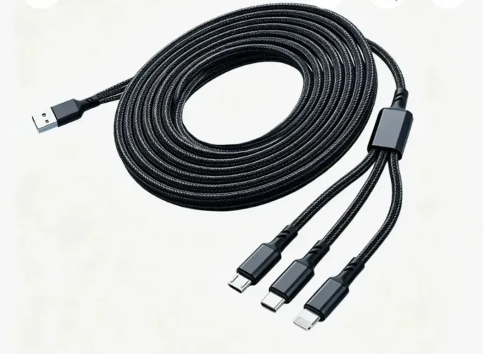 Cabo USB 3 em 1
