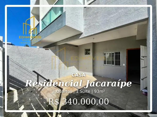 Exclusiva Casa Duplex com 3 Quartos e Lavabo no Residencial Jacaraípe