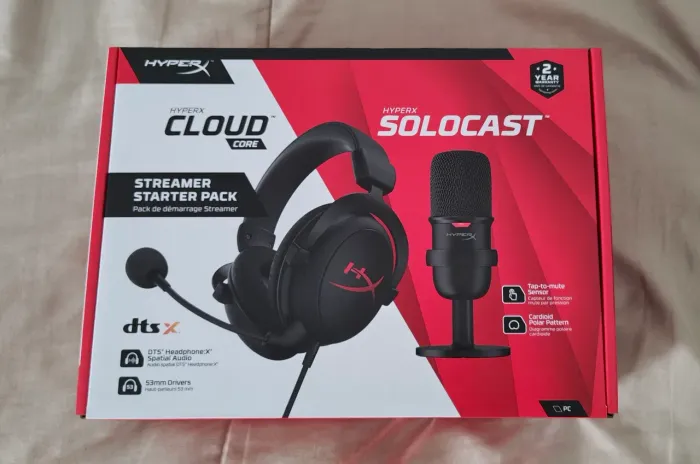 Headset e microfone HyperX