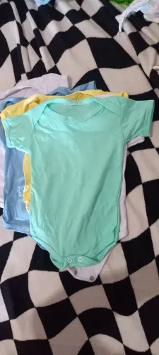 05 body estado de novo unissex 1 a 6 meses