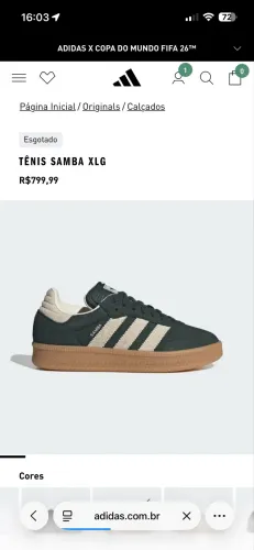 TÊNIS SAMBA XLG