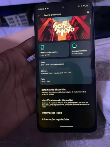 :<br><br>? VENDO MOTO G54 5G - 256GB / 8GB RAM + RAM Boost + Modo Gamer ?