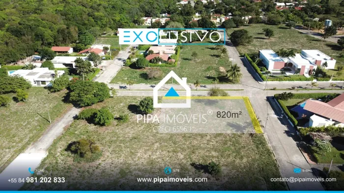Terreno à venda, 820 m² Praia da Pipa - Tibau do Sul/RN