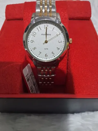Relógio Feminino Mondaine Clássico bicolor original