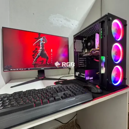 Pc Gamer - Ryzen 5 3600 + GTX 1660 6GB + RAM 16GB + SSD 128GB + HD 500GB