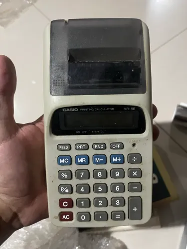 Calculadora Casio HR-8B com impressora - vintage escritório