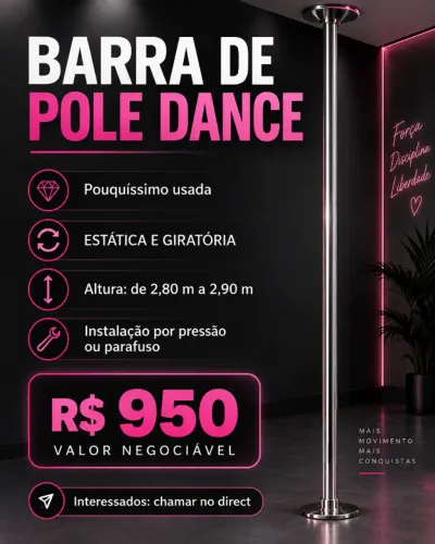 Barra de pole dance