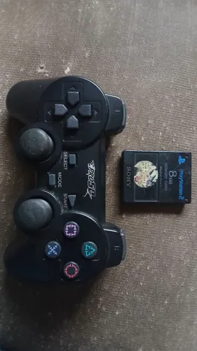 Controle de Play2 + memory card original