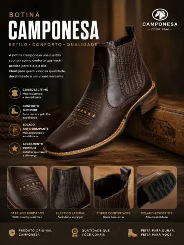 Bota Masculina Tam 43