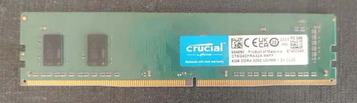 Memoria desktop 8gb ddr4 3200 Crucial PROMOÇÃO
