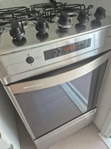 Fogão Ative Brastemp Inox - 127 v