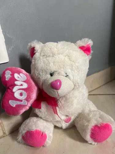 Urso pelúcia apaixonado