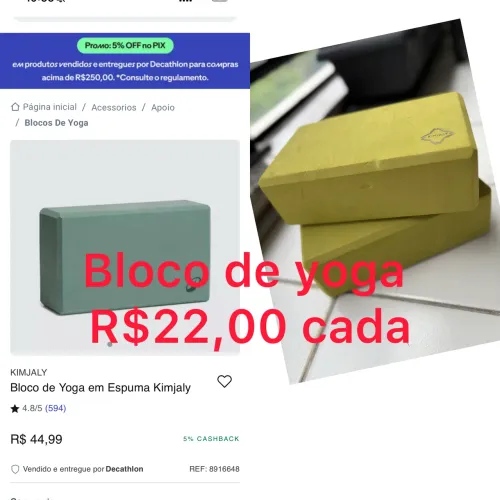 Bloco de yoga 