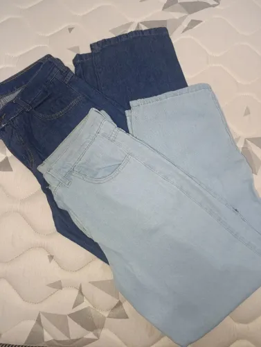 Calça jeans baggy balão masculina