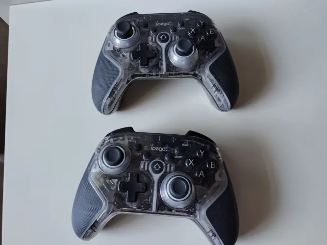 02 Controles Ípega 9666-T (Compatível com PS3/PS4/PC e Android)